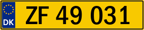 Truck License Plate